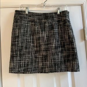 Tweed mini skirt